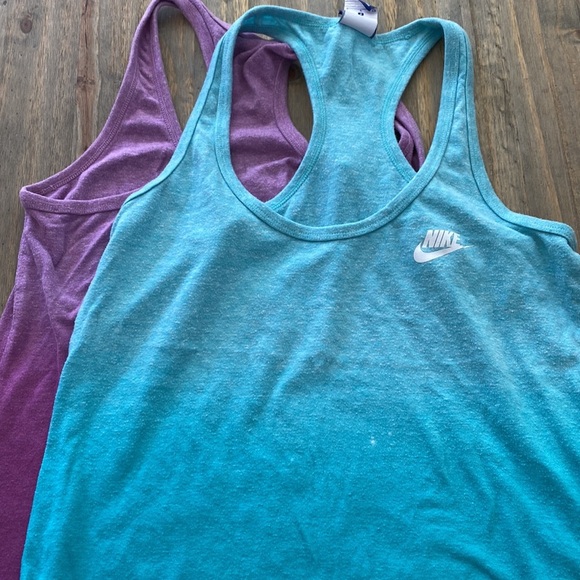 2 Nike racerback ombré tanks size small. T102 - Picture 9 of 9